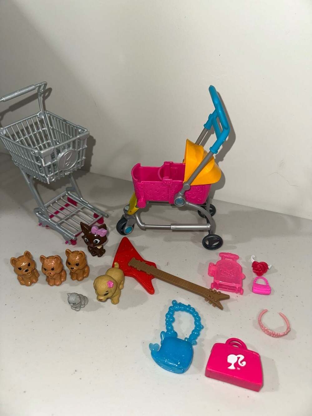 Barbie strollers and Accessories Lot